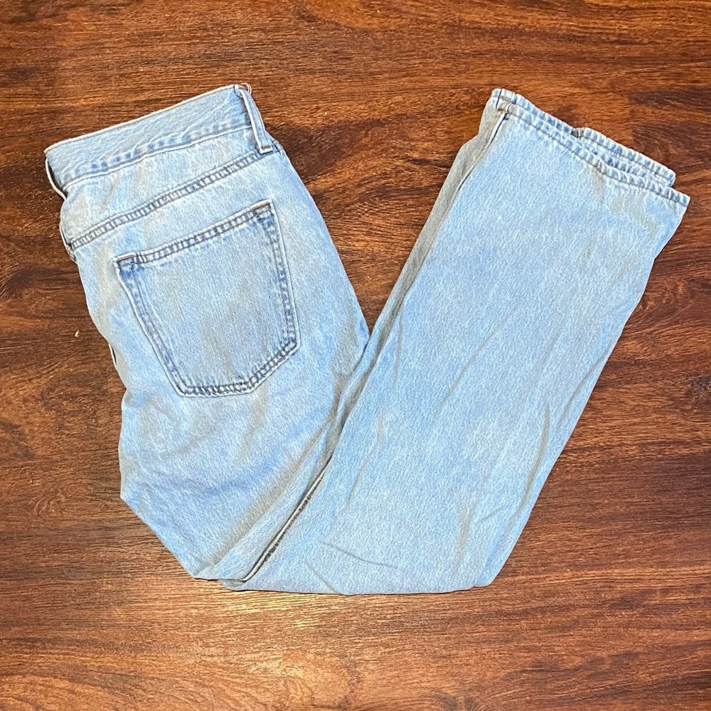 Old Navy Boot Cut Built-In Tough Built-In Flex Jeans  34x30 Faded Light Blue